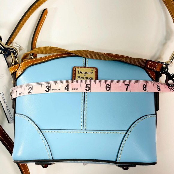 Dooney & Burke Blue Wexford Doomed Crossbody Purse - Picture 11 of 13